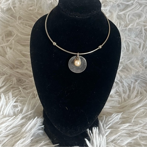 Vantel Pearls Silver Tone Freshwater Pearl Charm Bracelet Starter - Picture 9 of 9